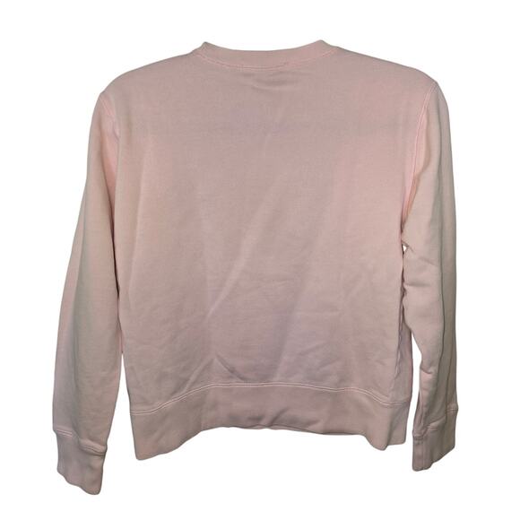 Youth Medium Ralph Lauren Sport Pink with Green Pony Sweatshirt cotton/acrylic - Picture 2 of 6